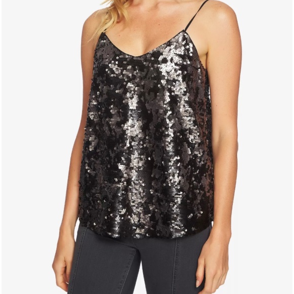 1. State Sequined Camisole - Picture 1 of 4